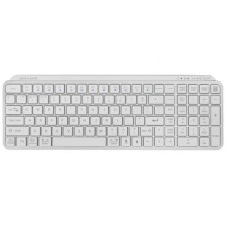 Teclado Compacto Inalámbrico Mars Gaming MK-SILENKEYS/ Blanco - MKSILENKEYSWES