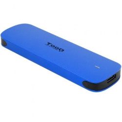 Caja Externa para Disco SSD M.2 NVMe TooQ TQE-2201BL/ USB 3.1 Gen1/ Sin tornillos - TQE-2201BL