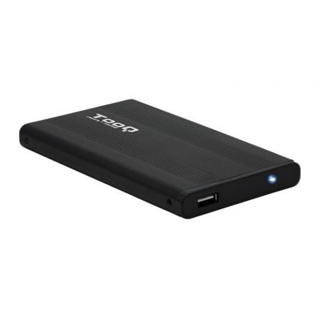 Caja Externa para Disco Duro de 2.5" TooQ TQE-2510B/ USB 2.0 - TQE-2510B