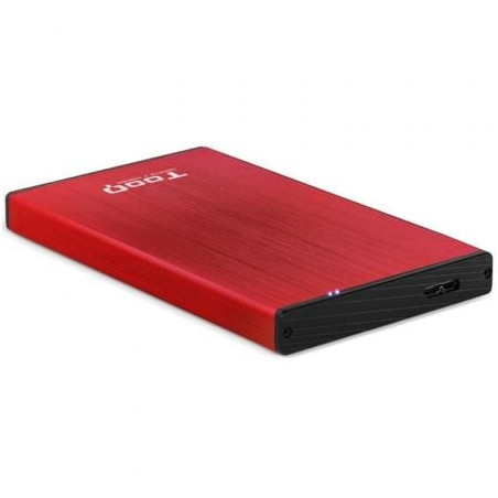 Caja Externa para Disco Duro de 2.5" TooQ TQE-2527R/ USB 3.1 - TQE-2527R