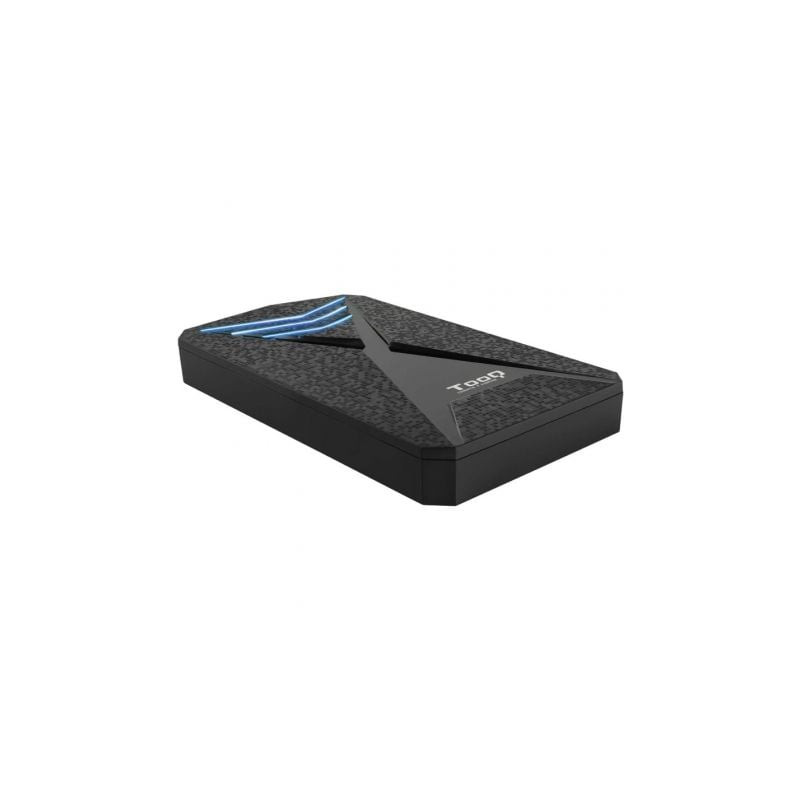 Caja Externa Gaming para Disco Duro de 2.5" TooQ TQE-2550BL/ USB 3.1/ Sin tornillos - TQE-2550BL