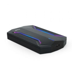 Caja Externa Gaming para Disco Duro de 2.5" TooQ TQE-2599RGB/ USB 3.1/ Sin tornillos - TQE-2599RGB