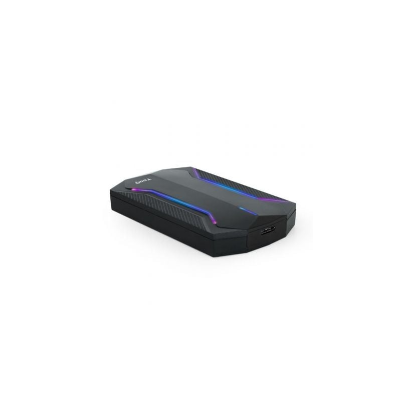 Caja Externa Gaming para Disco Duro de 2.5" TooQ TQE-2599RGB/ USB 3.1/ Sin tornillos - TQE-2599RGB