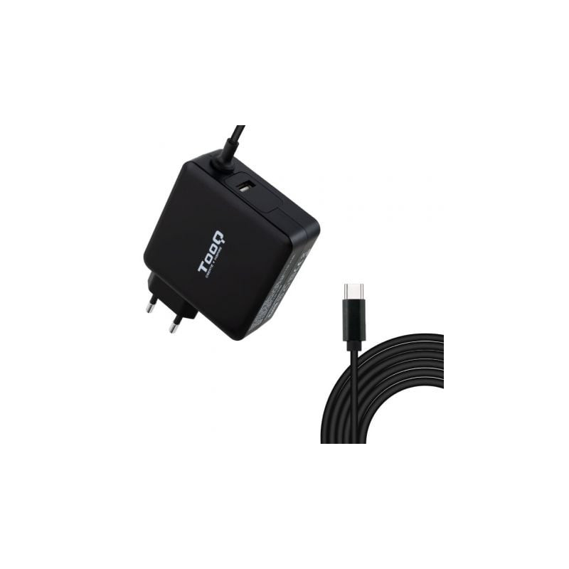 Cargador de Portátil TooQ TQLC-USBC90PD USB Tipo-C/ 1xUSB/ 90W/ Automático/ Voltaje 5-20V - TQLC-USBC90PD