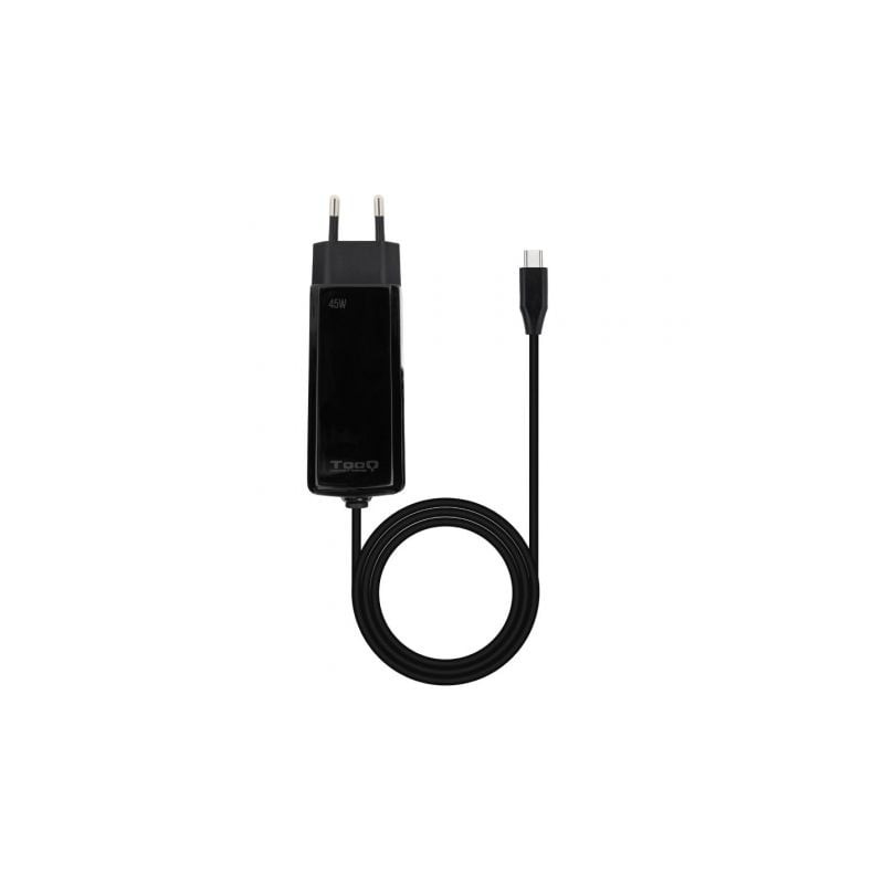 Cargador de Portátil GaN TooQ TQLC-USBCGAN100PD-C USB Tipo-C/ 45W/ Automático/ Voltaje 5-20V - TQLC-USBCGAN45PD-C