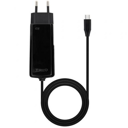 Cargador de Portátil GaN TooQ TQLC-USBCGAN100PD-C USB Tipo-C/ 45W/ Automático/ Voltaje 5-20V - TQLC-USBCGAN45PD-C