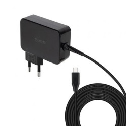 Cargador de Portátil GaN TooQ TQLC-USBCGAN90PD/ 1xUSB Tipo-C/ 90W/ Automático/ Voltaje 5-20V - TQLC-USBCGAN90PD