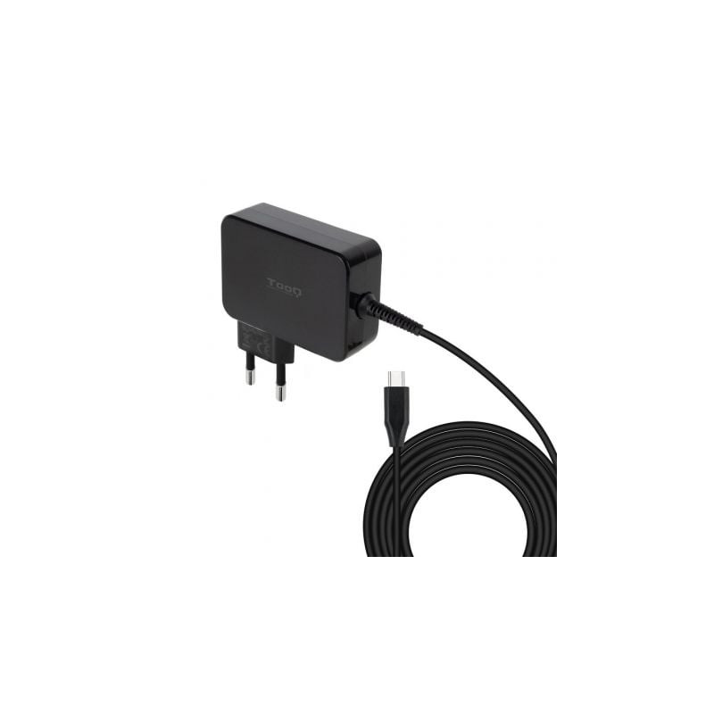 Cargador de Portátil GaN TooQ TQLC-USBCGAN90PD/ 1xUSB Tipo-C/ 90W/ Automático/ Voltaje 5-20V - TQLC-USBCGAN90PD
