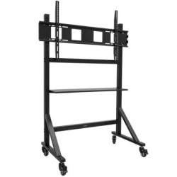 Soporte de Suelo Ajustable con Ruedas TooQ FS20105M-B para TV de 60-105"/ hasta 120kg - FS20105M-B