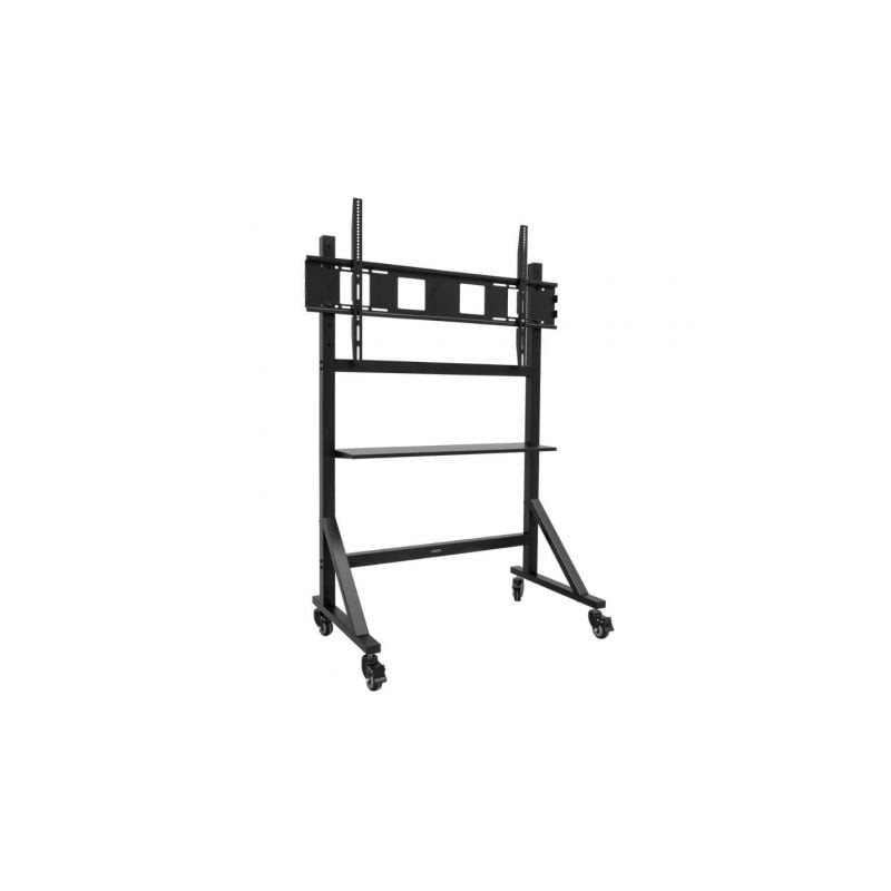 Soporte de Suelo Ajustable con Ruedas TooQ FS20105M-B para TV de 60-105"/ hasta 120kg - FS20105M-B