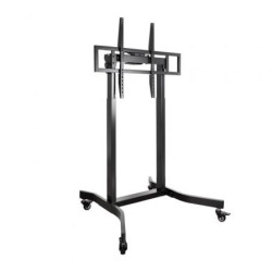 Soporte de Suelo Eléctrico con Ruedas TooQ FSM02-B para TV 55-100"/ hasta 120kg - FSM02-B