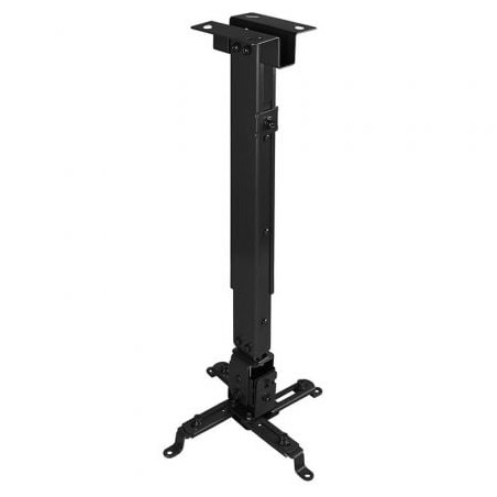 Soporte de Techo para Proyector TooQ PJ2012T-B/ Inclinable/ hasta 20kg - PJ2012T-B