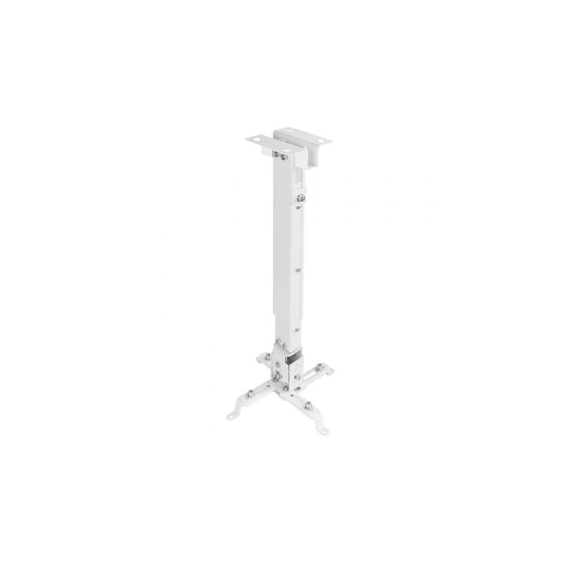 Soporte de Techo para Proyector TooQ PJ2012T-W/ Inclinable/ hasta 20kg - PJ2012T-W