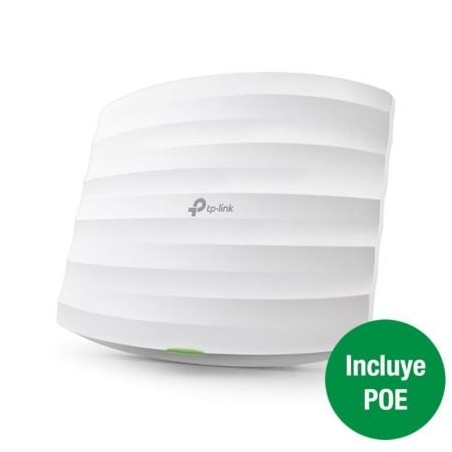 Punto de Acceso Inalámbrico TP-Link Omada EAP225 PoE 1317Mbps/ 2.4GHz 5GHz/ Antenas de 5dBi/ WiFi 802.11ac/n/b/g - EAP225