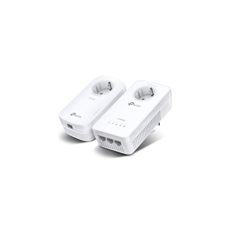 Adaptador Powerline TP-Link TL-WPA8631P 1300Mbps/ Alcance 300m/ Pack de 2 - TL-WPA8631P KIT