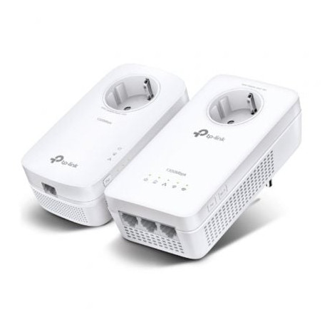 Adaptador Powerline TP-Link TL-WPA8631P 1300Mbps/ Alcance 300m/ Pack de 2 - TL-WPA8631P KIT