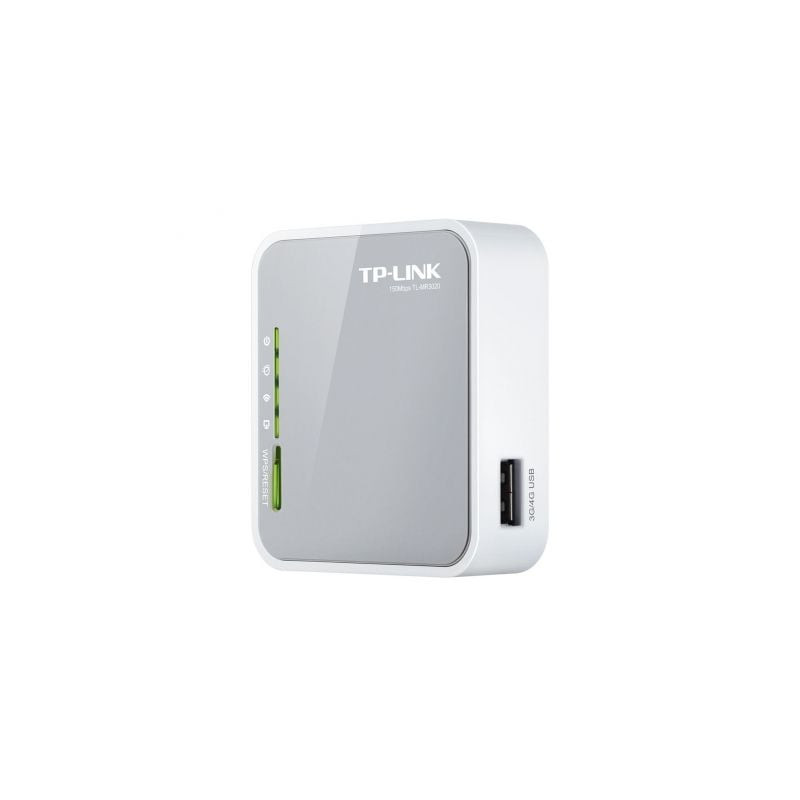 Router Inalámbrico 3G TP-Link TL-MR3020 150Mbps/ 2.4GHz/ 1 Antena/ WiFi 802.11n/g/b - TL-MR3020