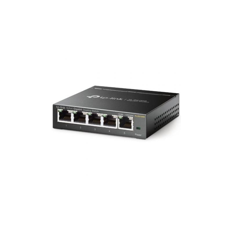 Switch TP-Link TL-SG105S 5 Puertos/ RJ-45 10/100/1000 - TL-SG105S