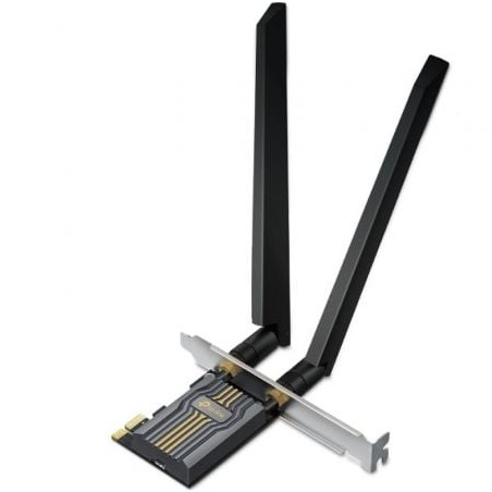 Tarjeta de Red Inalámbrica-PCI Express TP-Link Archer TBE400E/ WiFi 7/ 6500Mbps/ 2.4/5GHz/6GHz - ARCHER TBE400E
