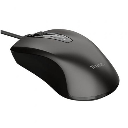 Ratón Trust Basics Wired Mouse/ Hasta 1200 DPI - 24657