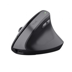 Ratón Vertical Inalámbrico Trust Bayo II/ Batería recargable/ Hasta 2400 DPI - 25145