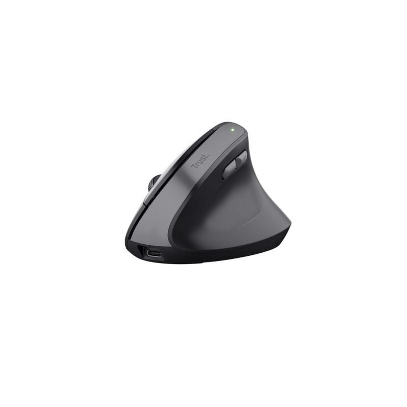 Ratón Vertical Inalámbrico Trust Bayo II/ Batería recargable/ Hasta 2400 DPI - 25145