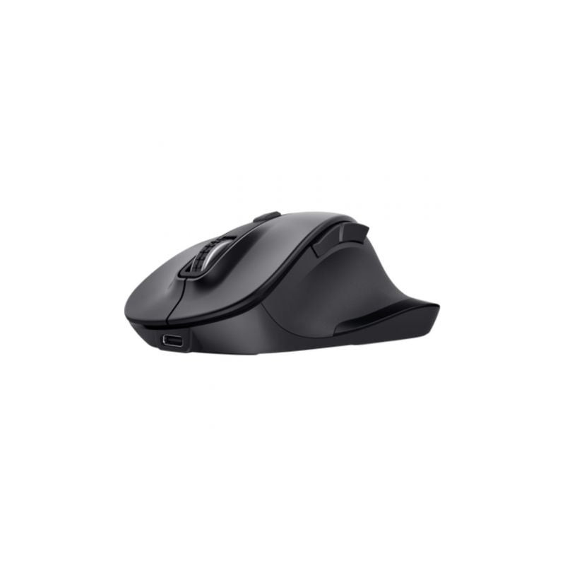 Ratón Ergonómico Inalámbrico Trust Fyda Multidispositivo/ Batería recargable/ Hasta 2400 DPI - 25708