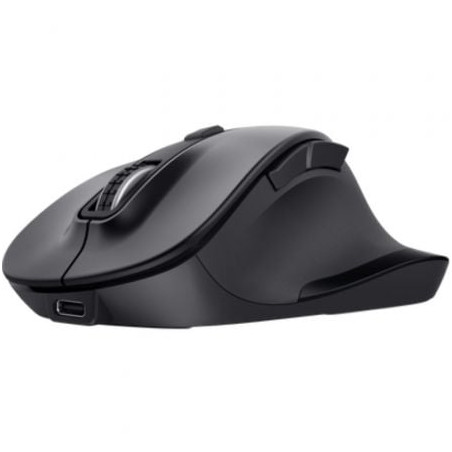 Ratón Ergonómico Inalámbrico Trust Fyda Multidispositivo/ Batería recargable/ Hasta 2400 DPI - 25708