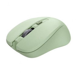 Ratón Inalámbrico Trust Mydo Silent Wireless/ Hasta 1800 DPI/ Verde - 25042