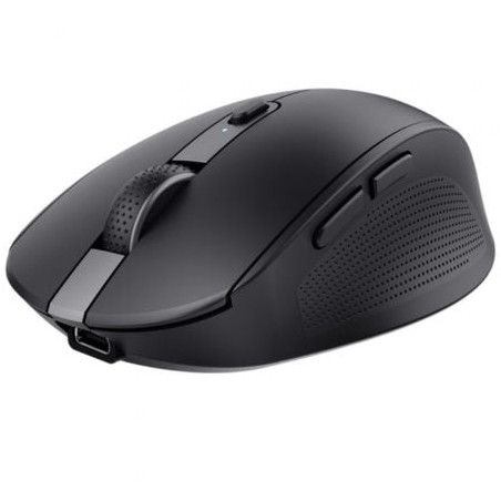 Ratón Inalámbrico Trust Ozaa Compact Wireless/ Batería recargable/ Hasta 3200 DPI/ Negro - 24819