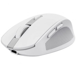 Ratón Inalámbrico Trust Ozaa Compact Wireless/ Batería recargable/ Hasta 3200 DPI/ Blanco - 24933