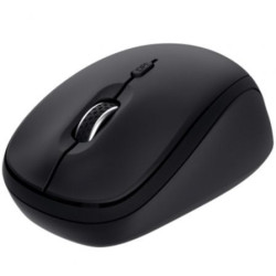 Ratón Mini Inalámbrico Trust Yvi+ Multidispositivo/ Hasta 1600 DPI/ Negro - 25440