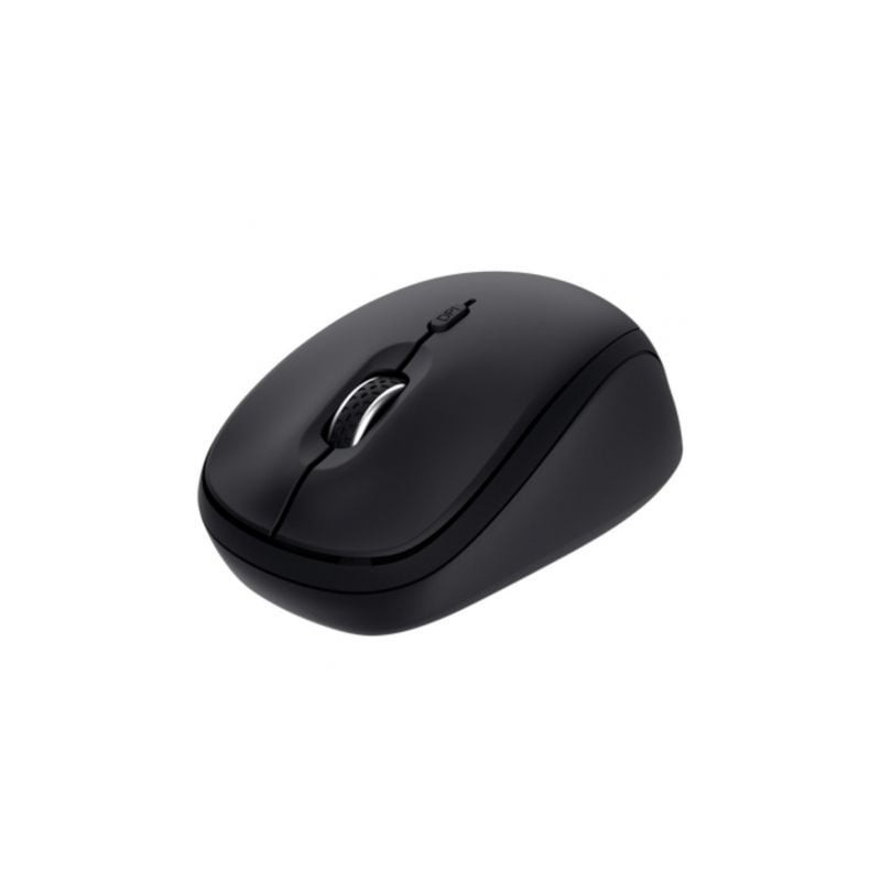 Ratón Mini Inalámbrico Trust Yvi+ Multidispositivo/ Hasta 1600 DPI/ Negro - 25440