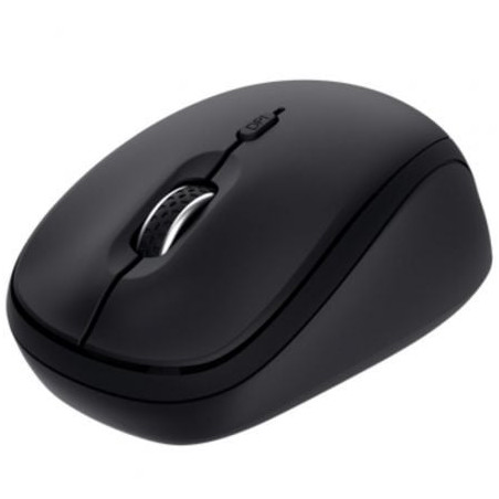 Ratón Mini Inalámbrico Trust Yvi+ Multidispositivo/ Hasta 1600 DPI/ Negro - 25440