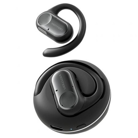 Auriculares Deportivos Bluetooth Vention Open Ear OpenBeat O11 NBPB0 con estuche de carga/ Negros - NBPB0