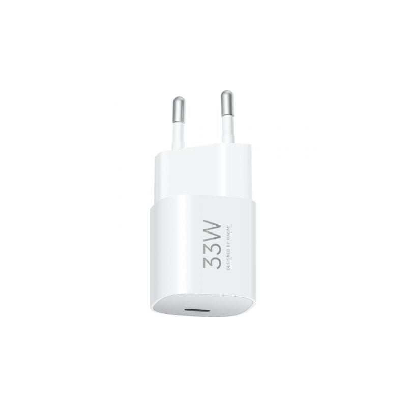 Cargador de Pared GaN Xiaomi 33W Nano Power Adapter 1xUSB Tipo-C/ 33W - BHR087LEU