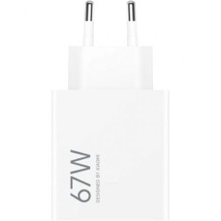 Cargador de Pared Xiaomi 67W HyperCharge (Type-A)/ 1xUSB/ 67W - BHR07SKEU