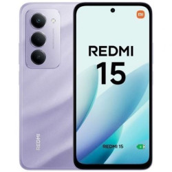 Smartphone Xiaomi Redmi 15 6GB/ 128GB/ 6.9"/ Púrpura - MZB0L1JEU