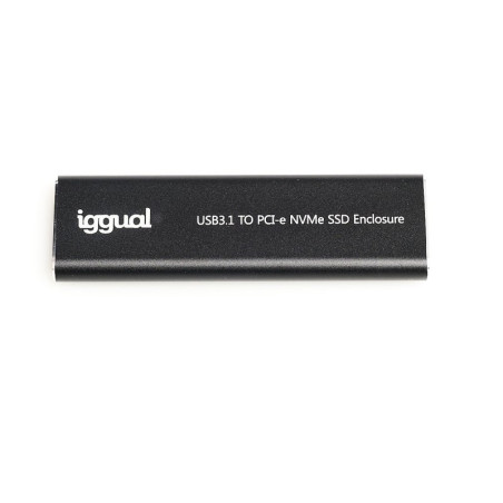iggual Caja externa USB-C 3.1 SSD M.2 NVMe y SATA - AAACET0249