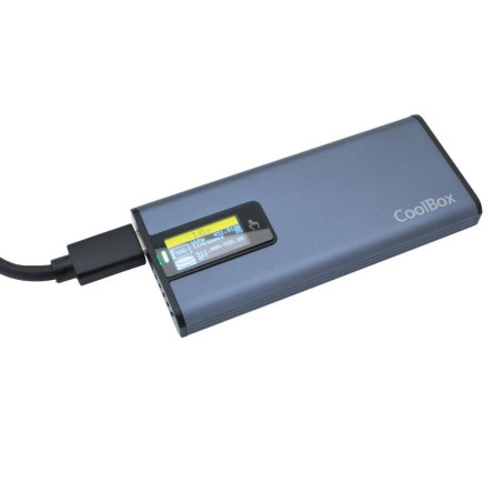 Coolbox CAJA SSD M.2 NVME/SATA LCD MINICHASE PS32 - AAACET0280
