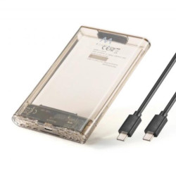 EWENT Carcasa USB3.2 Gen1 para SATA2.5"USB-C Trans - AAACET0292