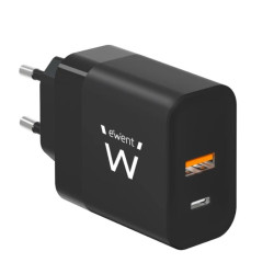 Ewent Cargador Rapido USB-A Y USB-C  GanFast 45W - AATCAT0383