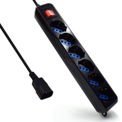 Ewent Ew3925 Regleta de 6 tomas con proteccion - AELREG0075