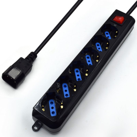 Ewent Ew3925 Regleta de 6 tomas con proteccion - AELREG0075