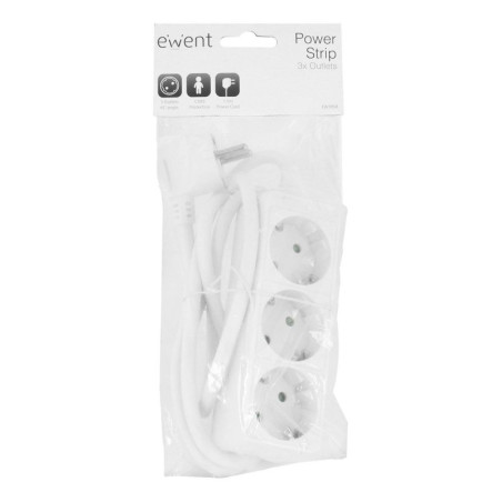 Ewent Ew3958 Regleta 3 tomas Blanco - AELREG0076