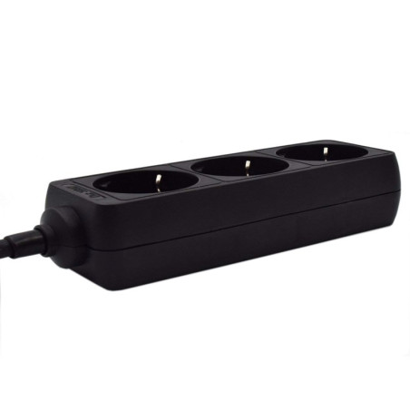 Ewent Ew3959 Regleta 3 tomas Negro - AELREG0077