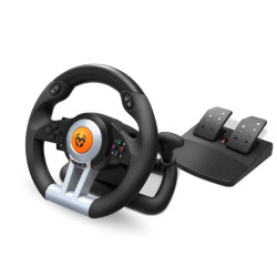 Krom Juego de Volante y pedales K-Wheel Multip. - AGAMAC0212
