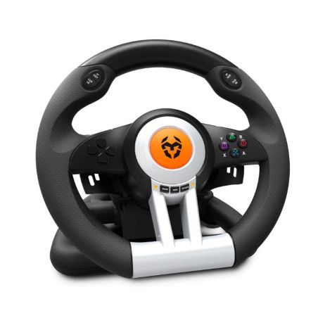 Krom Juego de Volante y pedales K-Wheel Multip. - AGAMAC0212