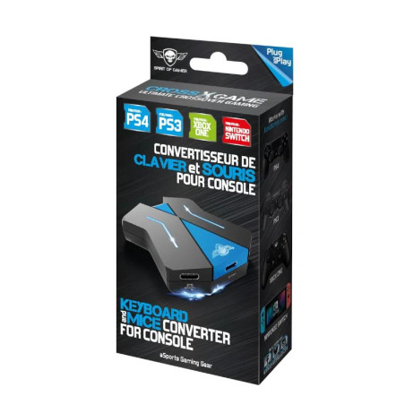 Spirit of Gamer Hub Crossgame negro y azul - AGAMJP0080