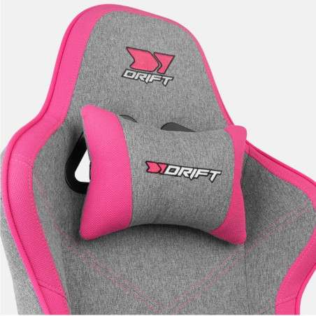DRIFT Silla Gaming DR90 PRO Gris/Rosa - AGAMPA0565